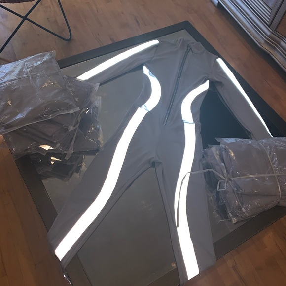 Grey reflective jumpsuit - Picture 2 of 2